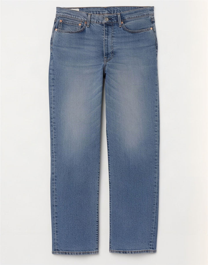 Levi's Masculino 514 Straight Jeans W34 L30 Azul Algodão