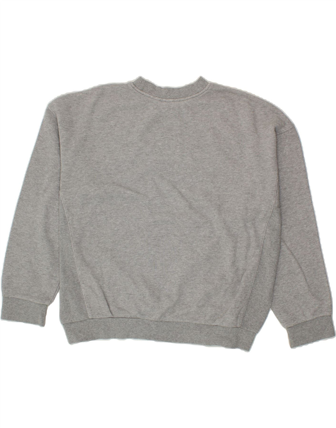 ADIDAS Womens Sweatshirt Jumper UK 14 Medium Grey Cotton Vintage Adidas and Second-Hand Adidas from Messina Hembry 