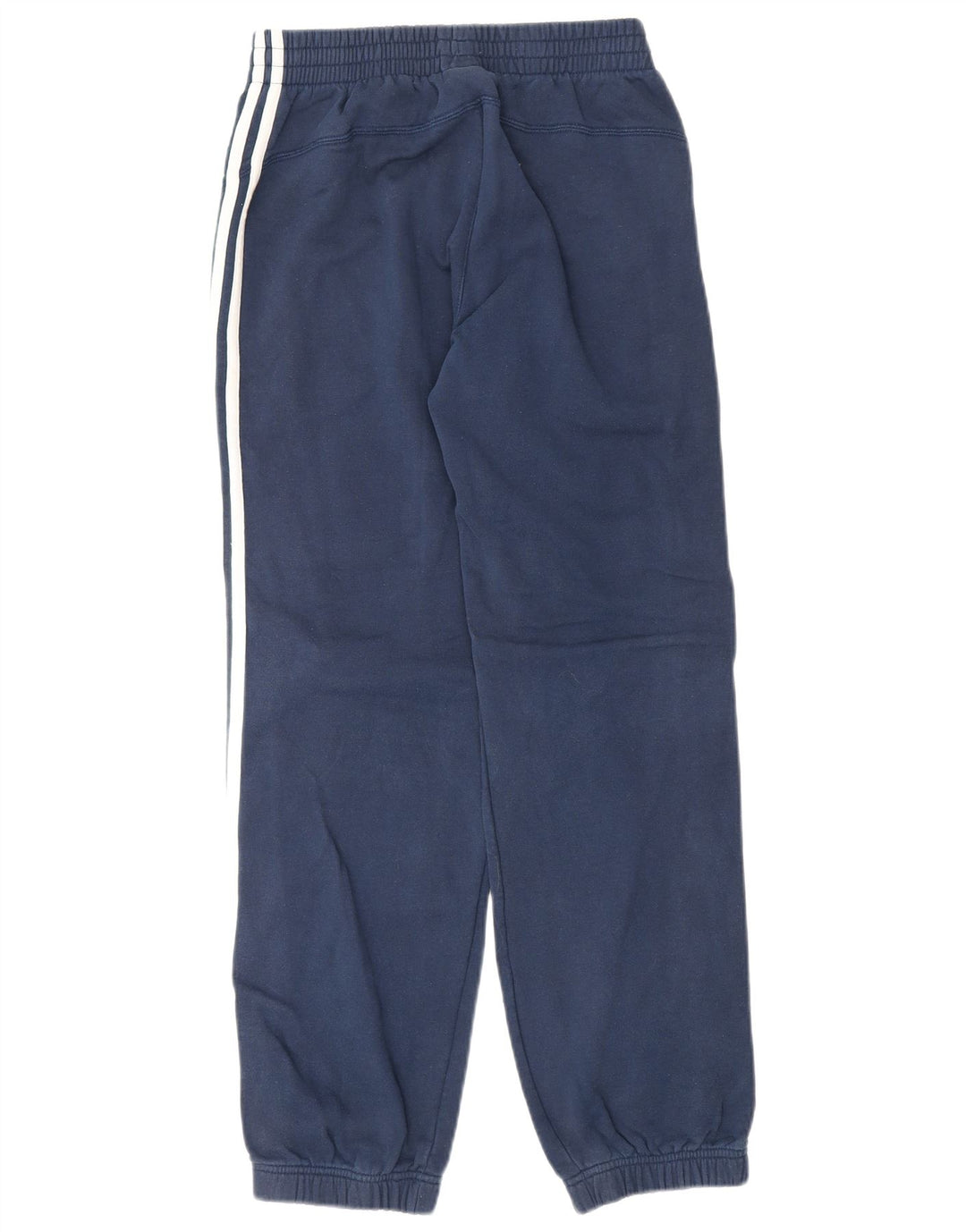 ADIDAS Boys Tracksuit Trousers Joggers 13-14 Years Navy Blue Cotton