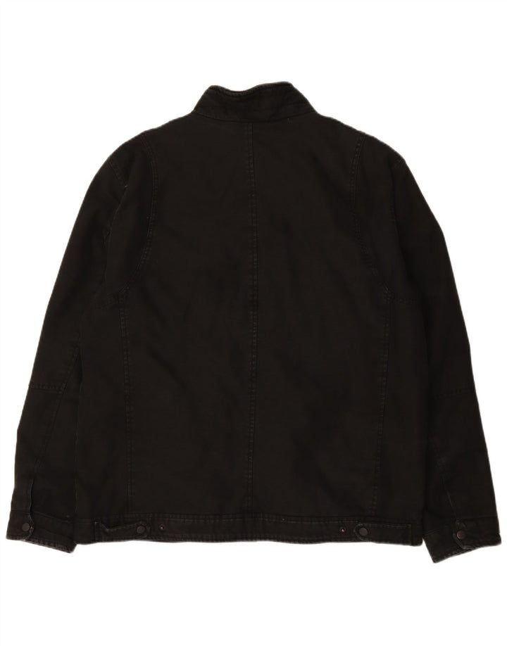 Levi's Mens Utility Jacket UK 42 XL Black Cotton