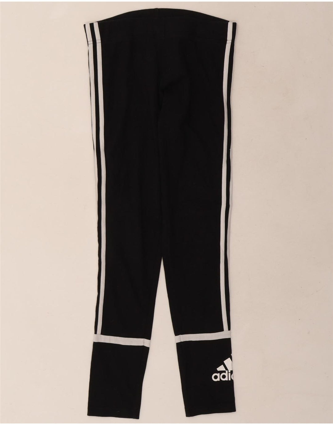 Adidas Womens Graphic Leggings UK 12/14 Medium Black