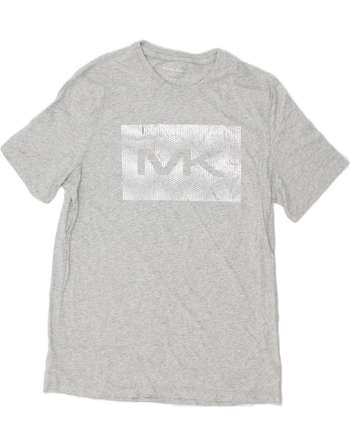 MICHAEL KORS Mens Graphic T-Shirt Top Medium Grey Cotton Vintage Michael Kors and Second-Hand Michael Kors from Messina Hembry 