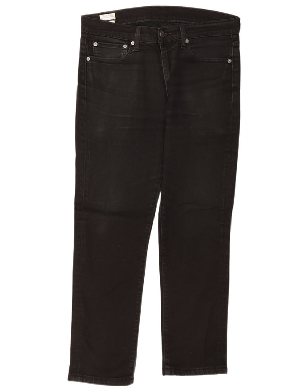 Levi's Herren 511 Slim Jeans W33 L27 Schwarze Baumwolle