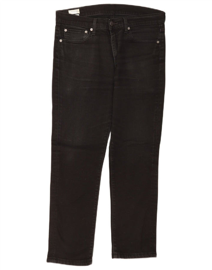 Levi's Herre 511 Slim Jeans W33 L27 Sort Bomuld