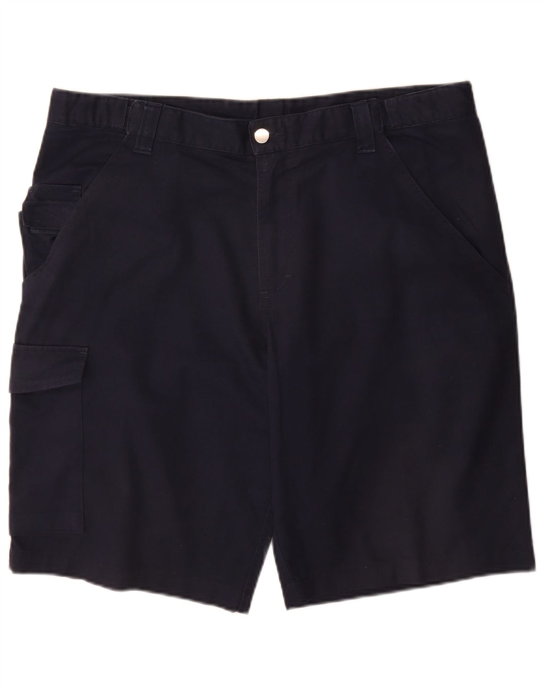 Russell Athletic Mens Cargo Shorts EU 54 2XL W38 Navy Blue Polyester
