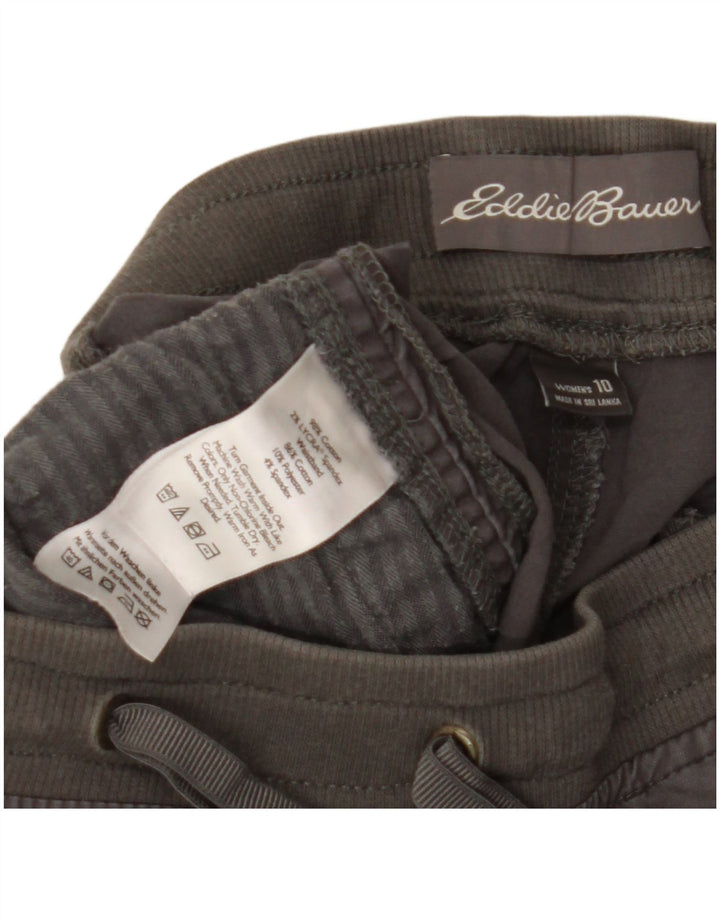Eddie Bauer Womens Shorts US 10 Large W32  Grey Cotton