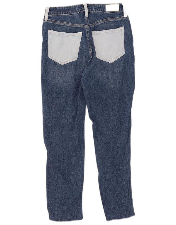 Hollister Womens Mom Distressed Straight Jeans US 5 Small W27 L27 Blue