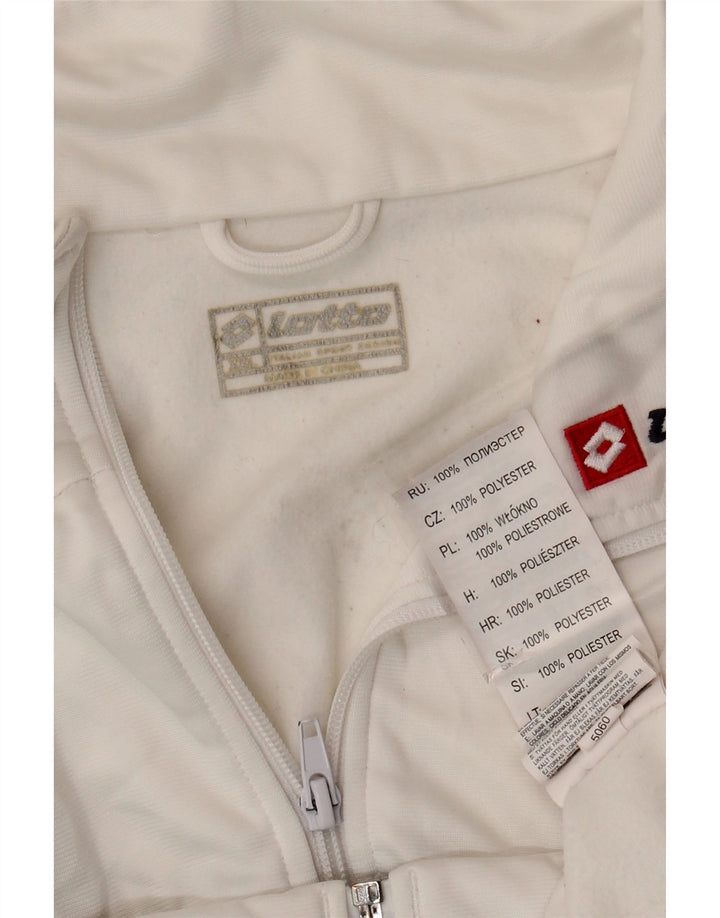 Giacca da tuta da uomo LOTTO 2XL Poliestere color block bianco