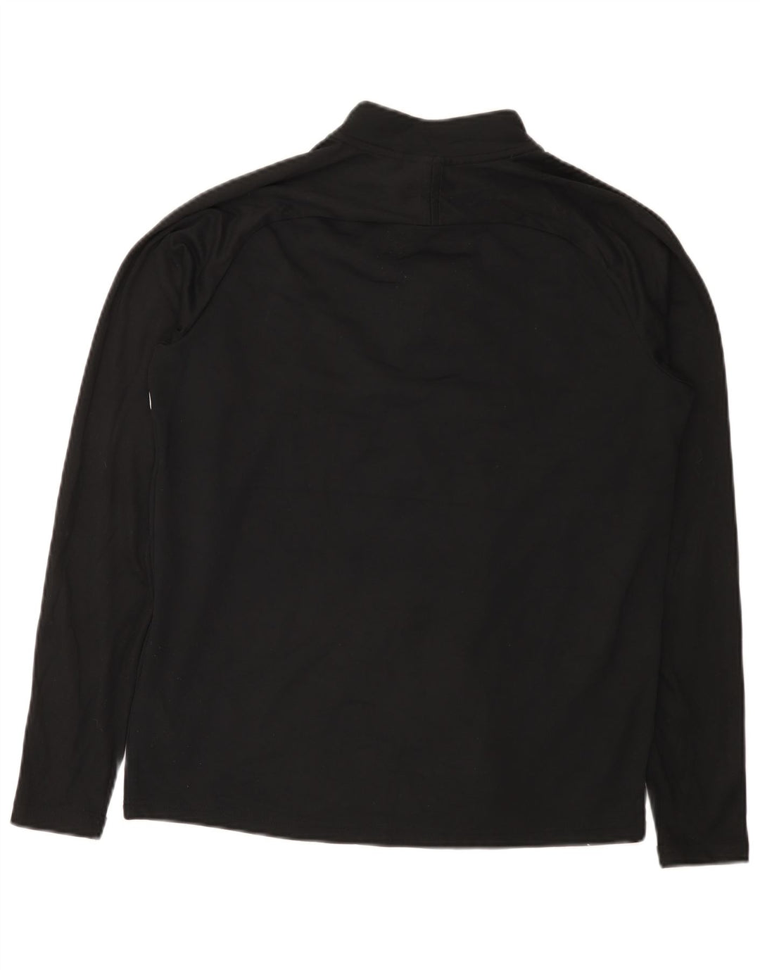 Haut de survêtement Nike Dri Fit Zip Neck pour homme, color block, noir moyen