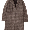 Soprabito oversize da donna Marks & Spencer UK 10 piccolo quadretto nero