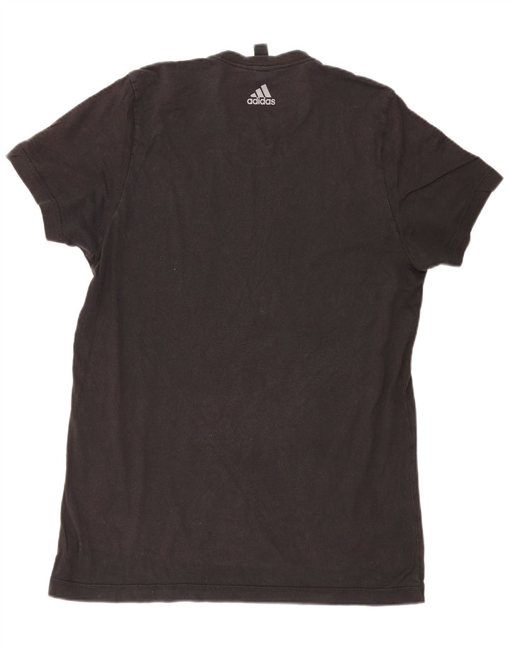 ADIDAS Mens Graphic T-Shirt Top Medium Black