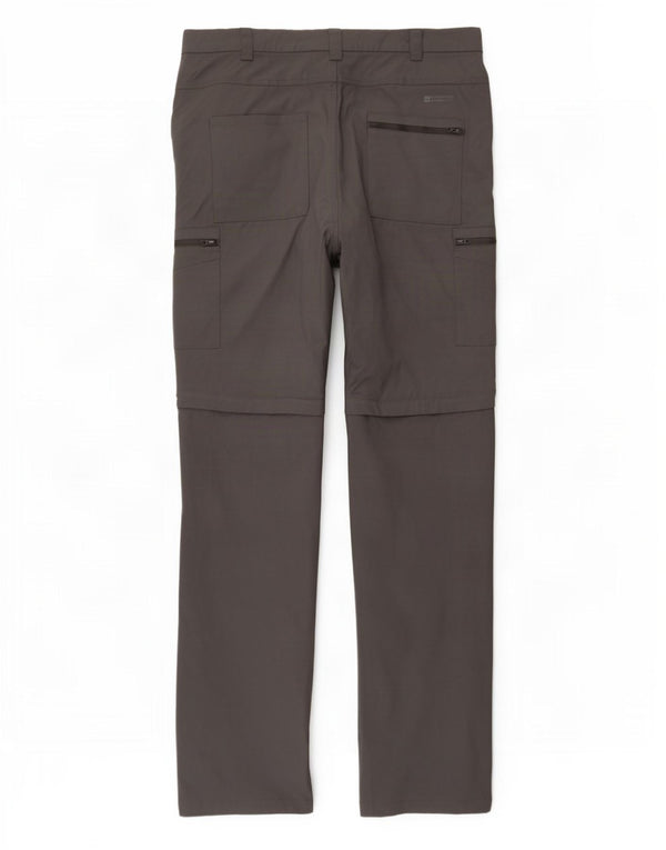 Mountain Warehouse Pantaloni cargo pentru drumeții pentru bărbați W38 L32 nailon gri