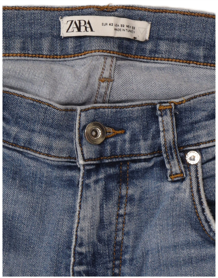 Zara Mens Slim Jeans EU 42 Large W32 L30 Blue