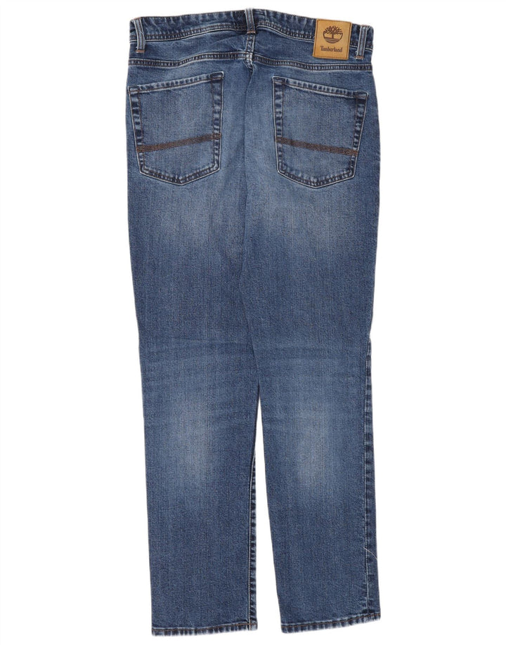 Timberland Mens Slim Jeans W32 L32 Blue Cotton