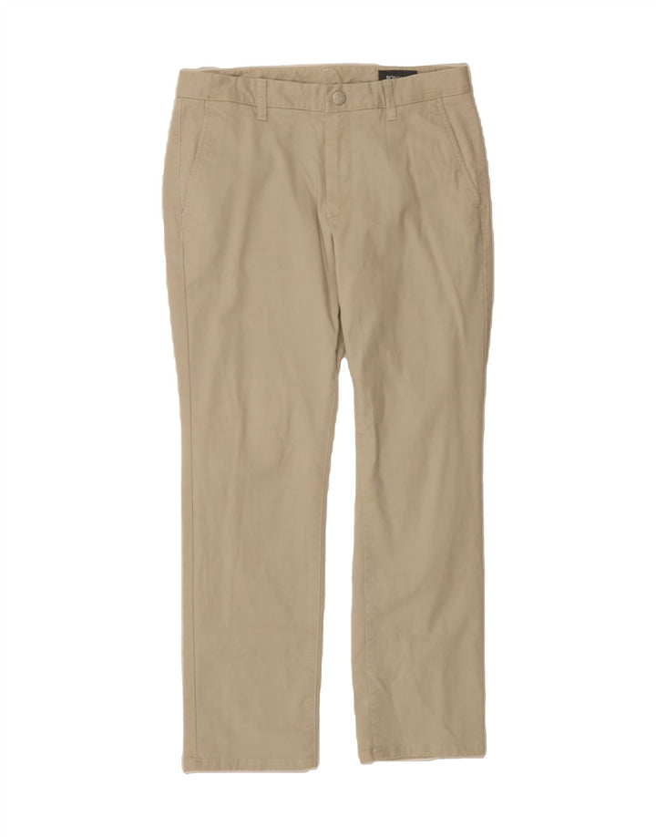 BONOBOS Mens Straight Chino Trousers W31 L28 Beige Cotton Vintage BONOBOS and Second-Hand BONOBOS from Messina Hembry 