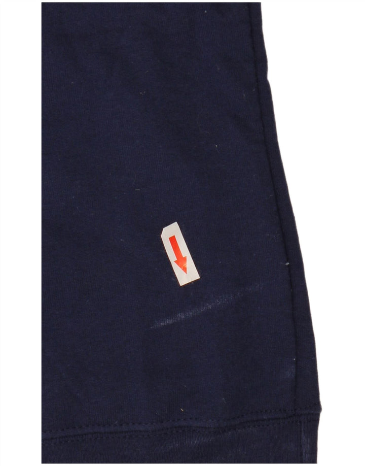 Champion Womens Graphic Oversized Sweatshirt Jumper UK 10 Small Navy Blue