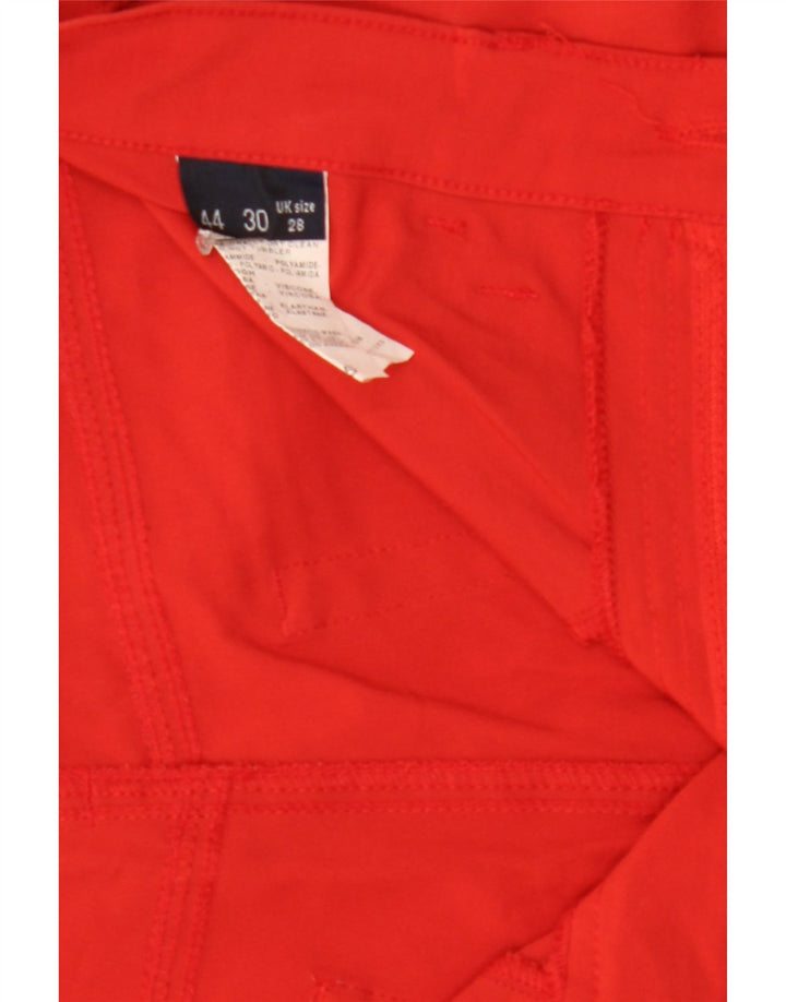 TRUSSARDI Womens Slim Casual Trousers W28 L31 Red Polyamide Vintage Trussardi and Second-Hand Trussardi from Messina Hembry 