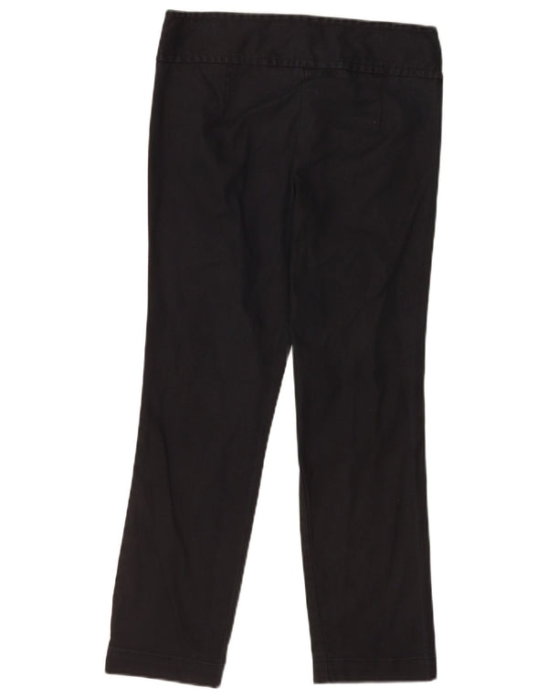 Γυναικείο ίσιο casual παντελόνι Benetton EU 40 Medium W28 L26 μαύρο βαμβακερό