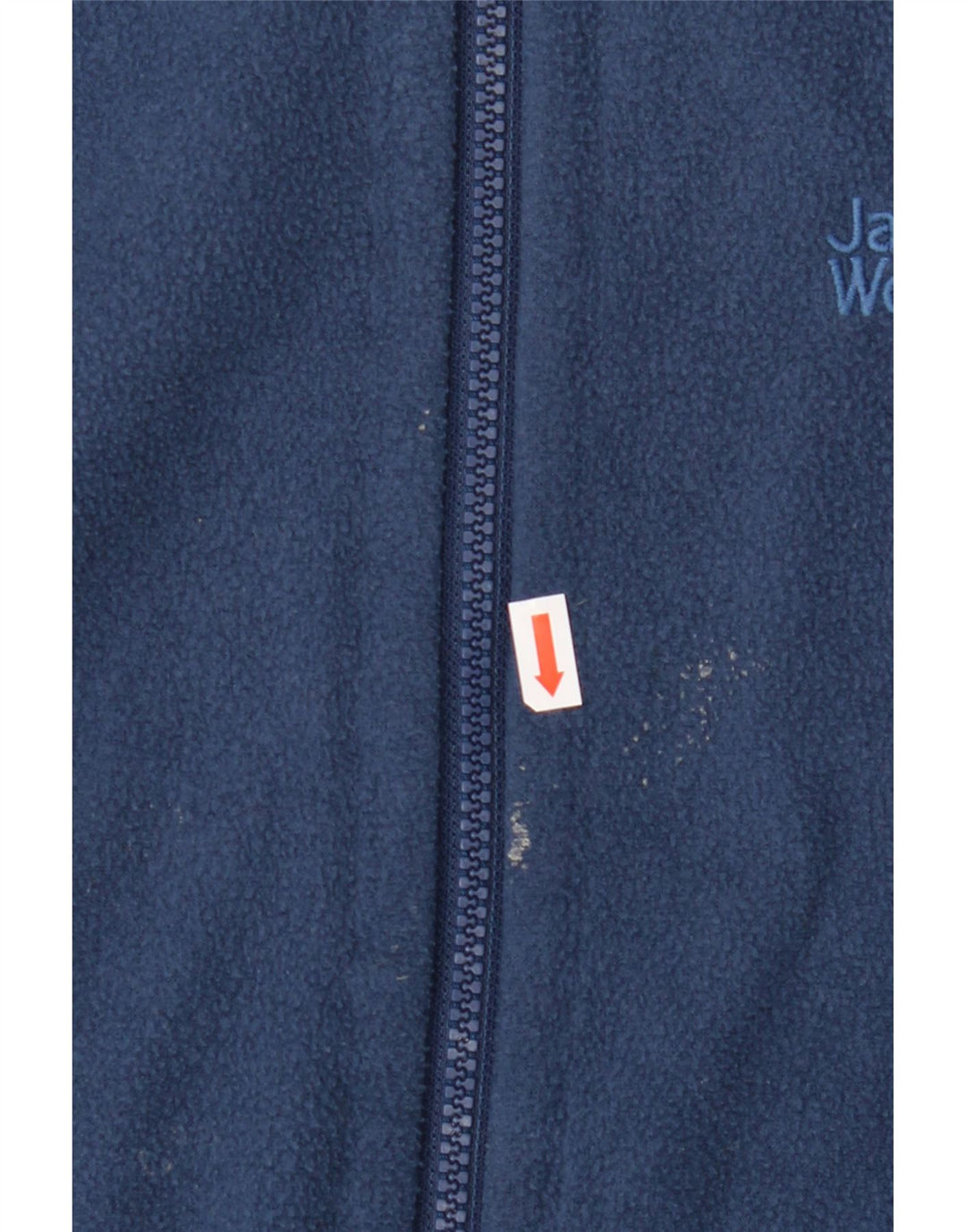 Giacca in pile foderata da uomo Jack Wolfskin UK 42 grande poliestere blu navy