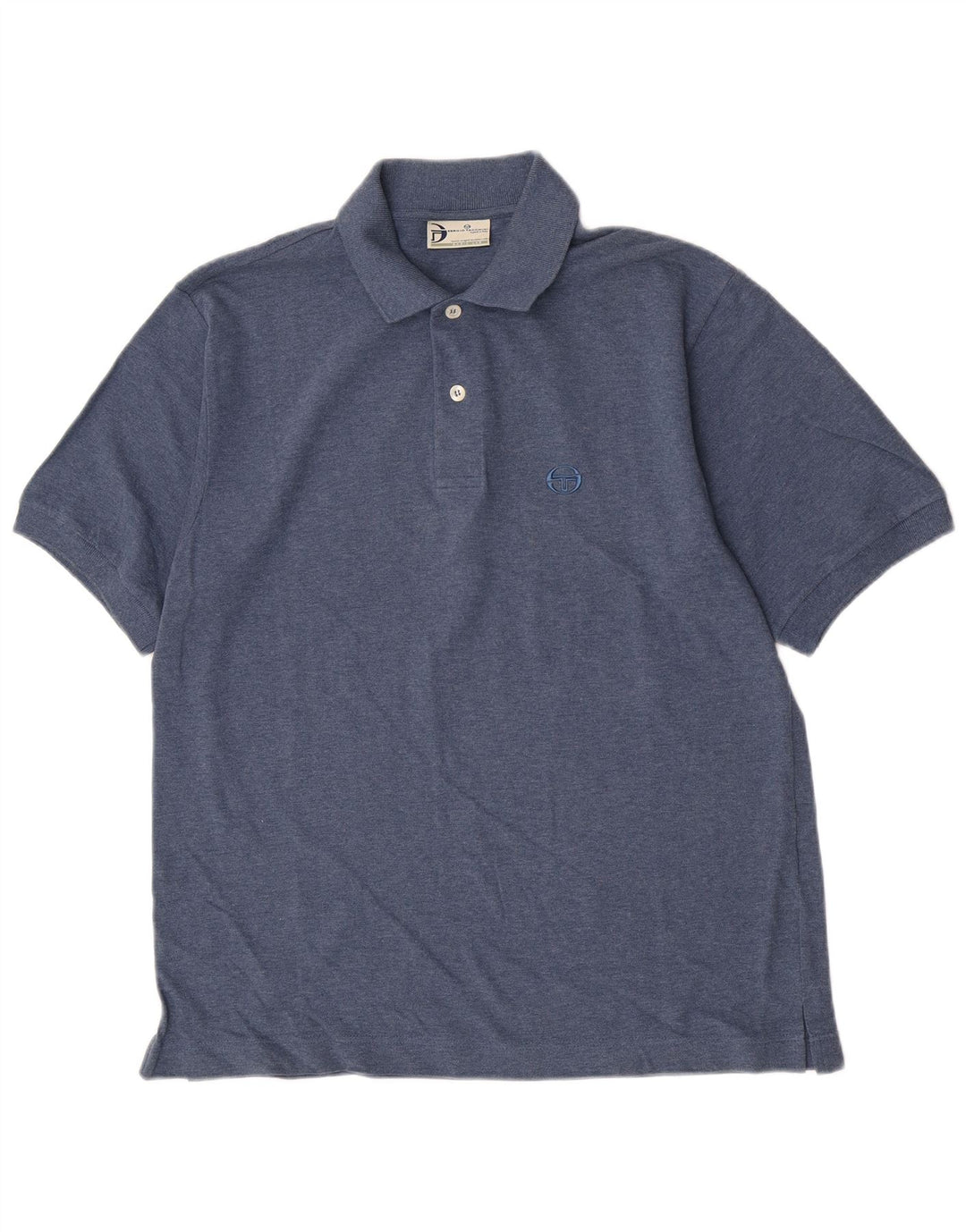 Sergio Tacchini Mens Polo Shirt Medium Navy Blue