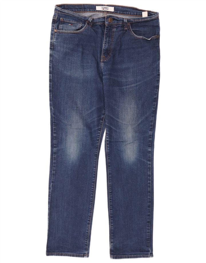 Tommy Hilfiger Mens Droite Slim Jeans W36 L32 Blue
