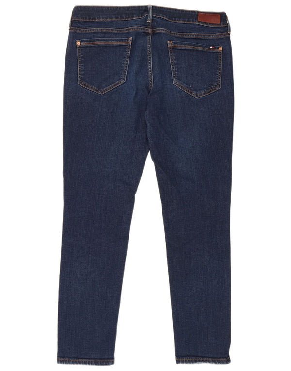 Tommy Hilfiger Damen Milan Slim Jeans W32 L30 Marineblau Baumwolle