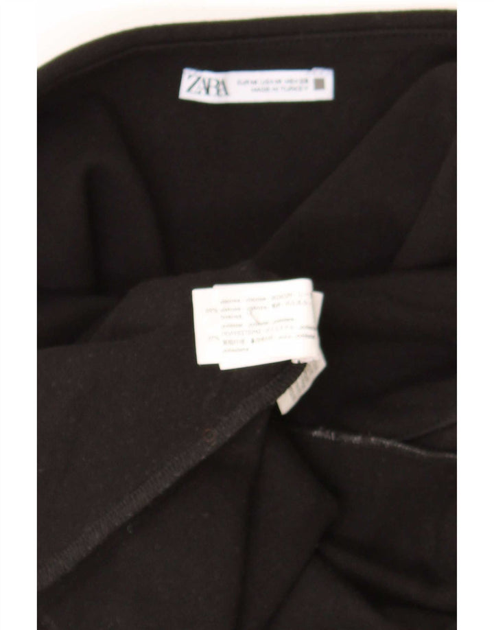Zara Robe bustier femme UK 12 Medium Noir Viscose