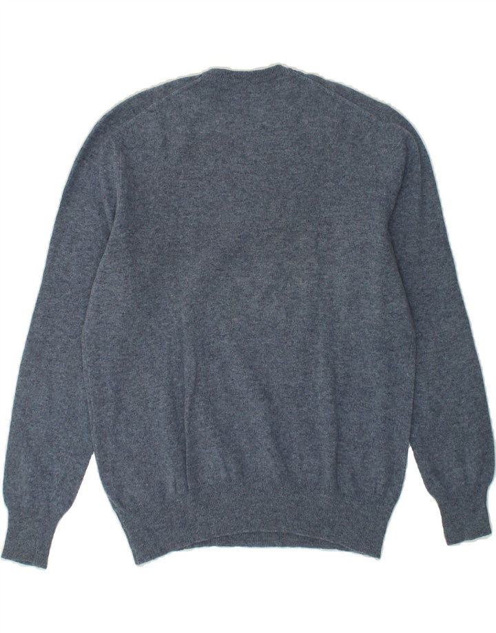JACK & JONES Mens Crew Neck Jumper Sweater Medium Grey Flecked Cotton Vintage Vintage and Second-Hand Vintage from Messina Hembry 