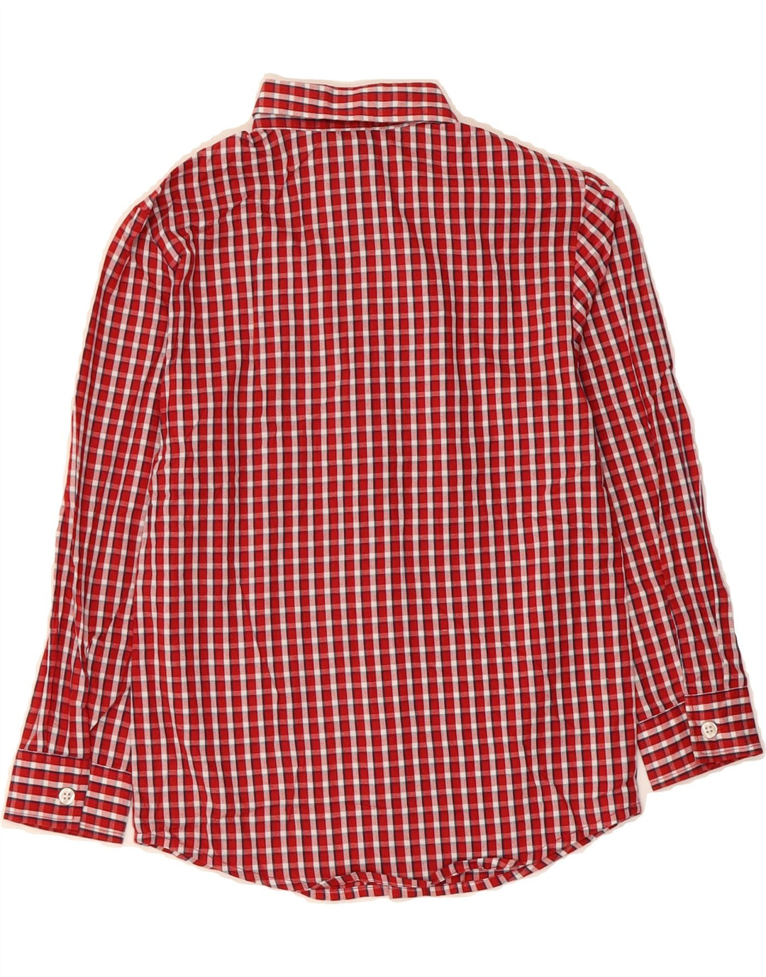 NAUTICA Boys Flannel Shirt 6-7 Years Red Check Cotton Vintage Nautica and Second-Hand Nautica from Messina Hembry 