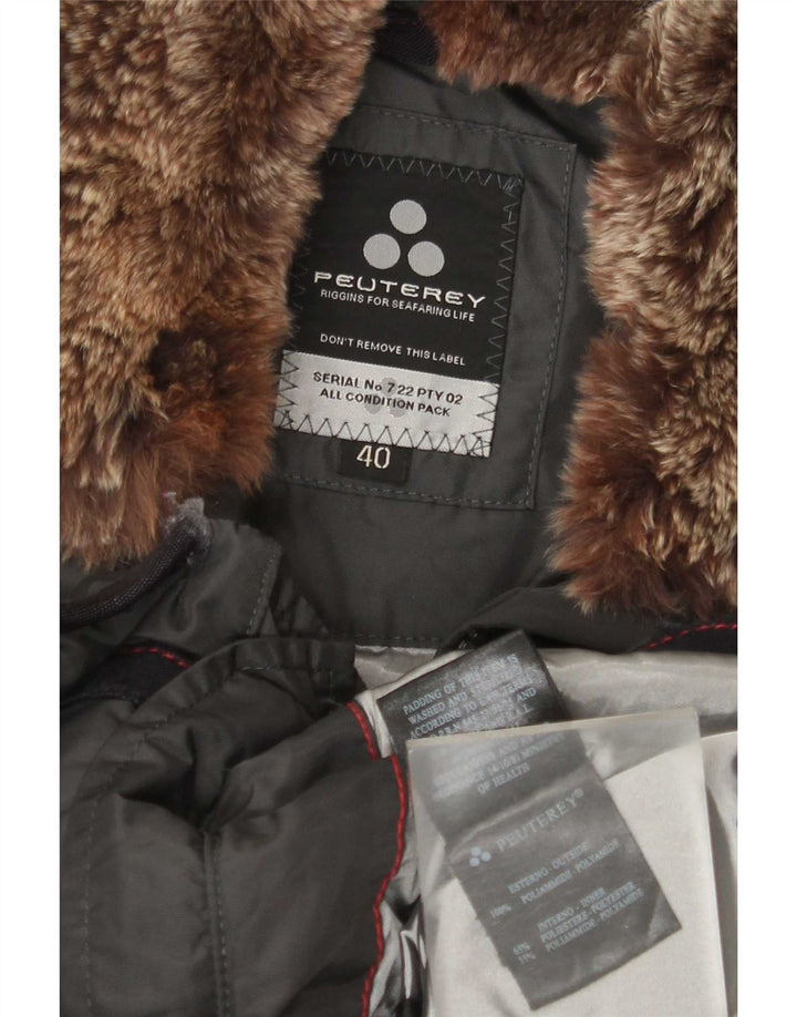 Piumino Donna PEUTEREY IT 40 Small Grigio Poliammide