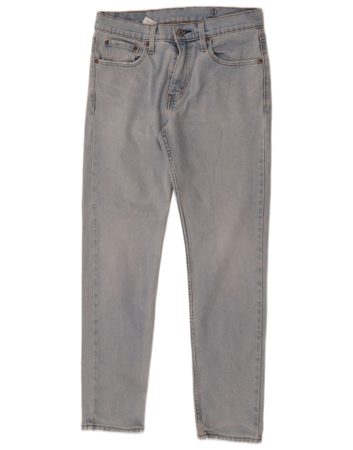 Levi's Herre 502 tilspidsede jeans W29 L30 blå bomuld