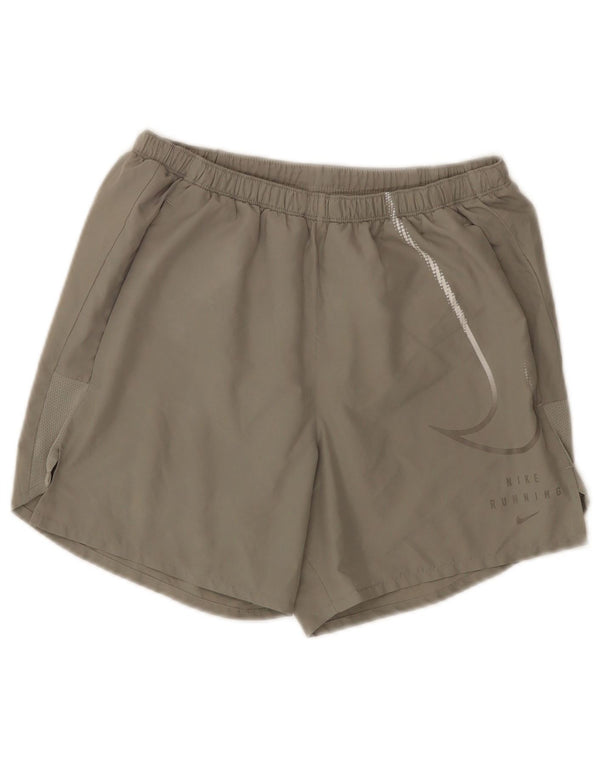 Nike muške kratke sportske hlače Dri Fit Graphic male sive poliesterske