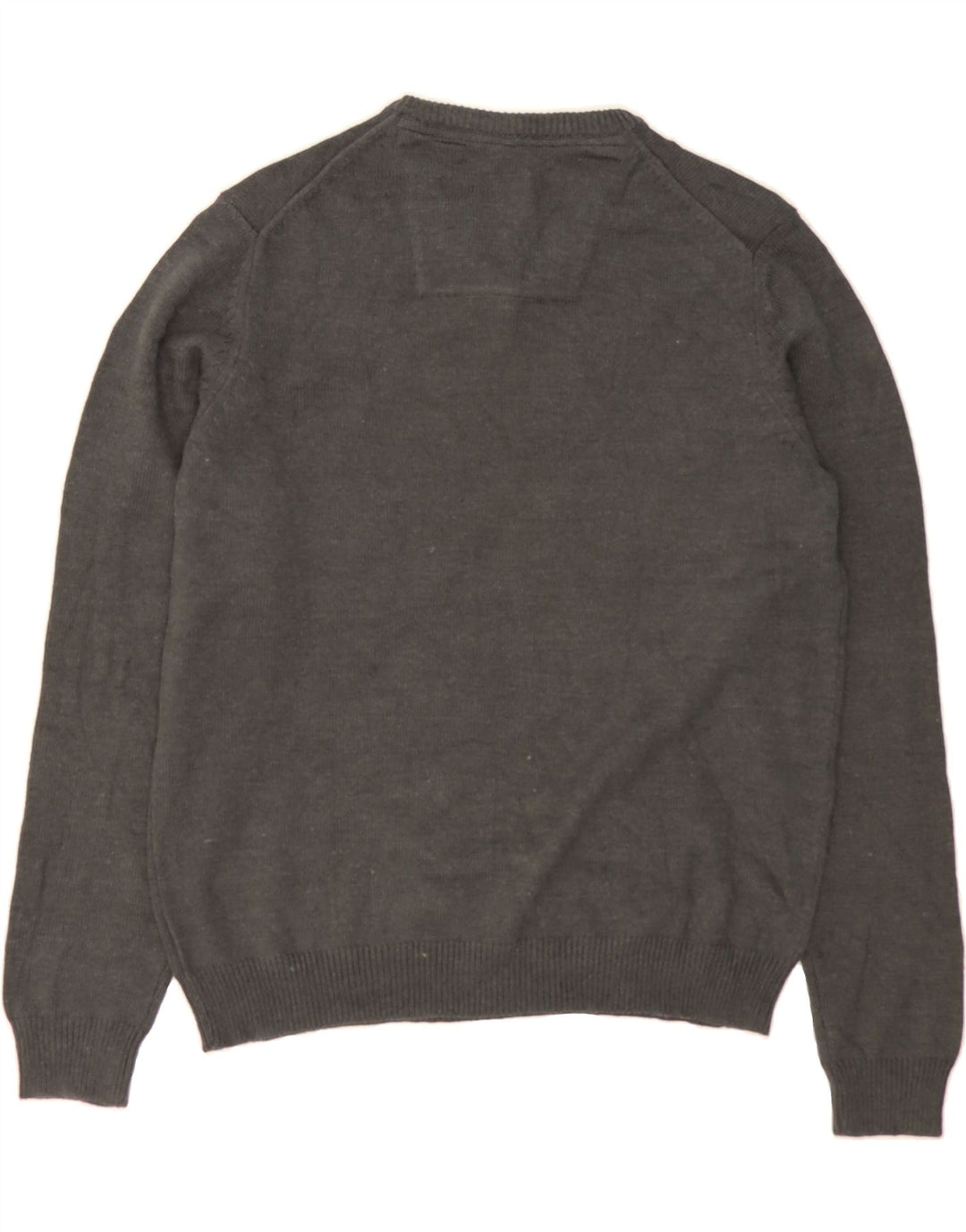 IZOD Mens V-Neck Jumper Sweater Large Grey Cotton Vintage Izod and Second-Hand Izod from Messina Hembry 