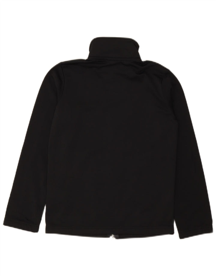 NIKE Boys Tracksuit Top Jacket 8-9 Years Small  Black Polyester
