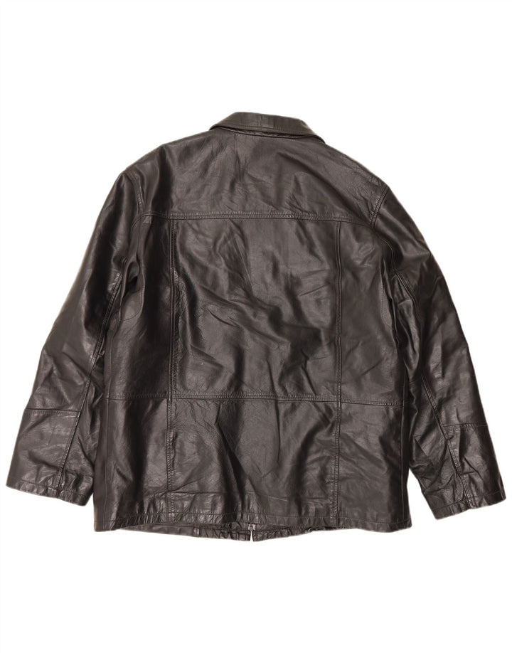 Conbipel Herren Lederjacke IT 56 2XL Schwarz