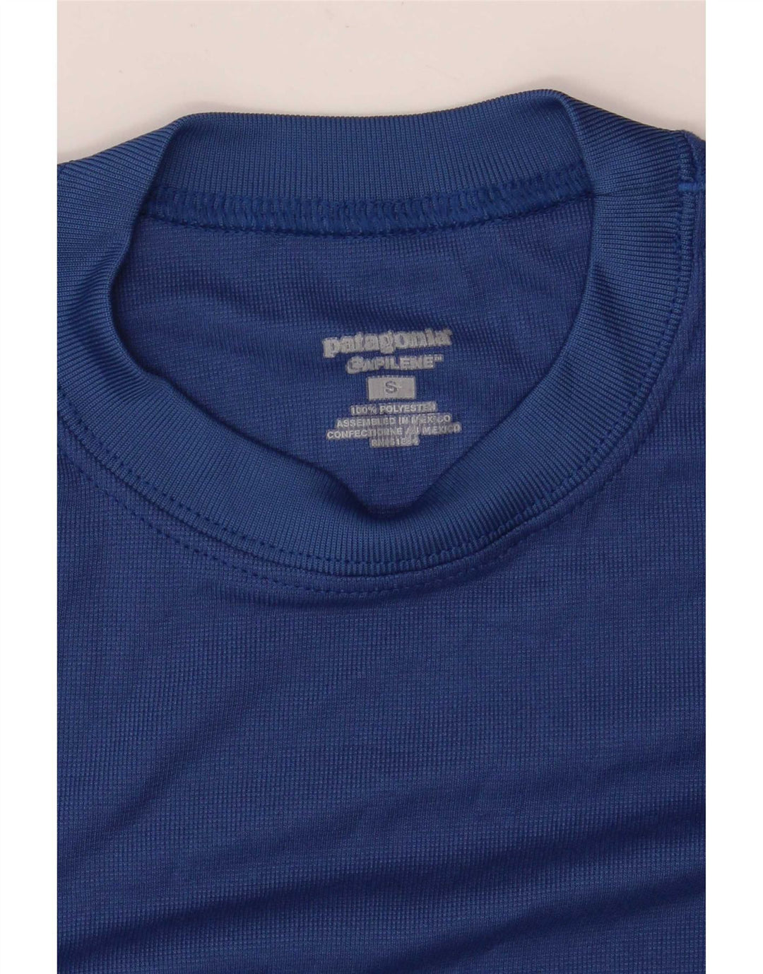 Patagonia Herre T-Shirt Top Lille Blå Polyester