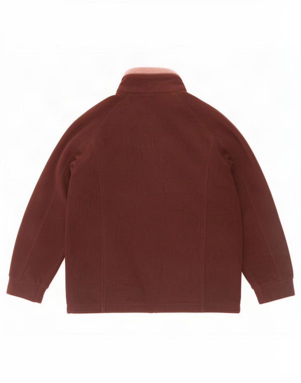 Giacca in pile da donna Marks & Spencer UK 10 Small Marrone Colourblock
