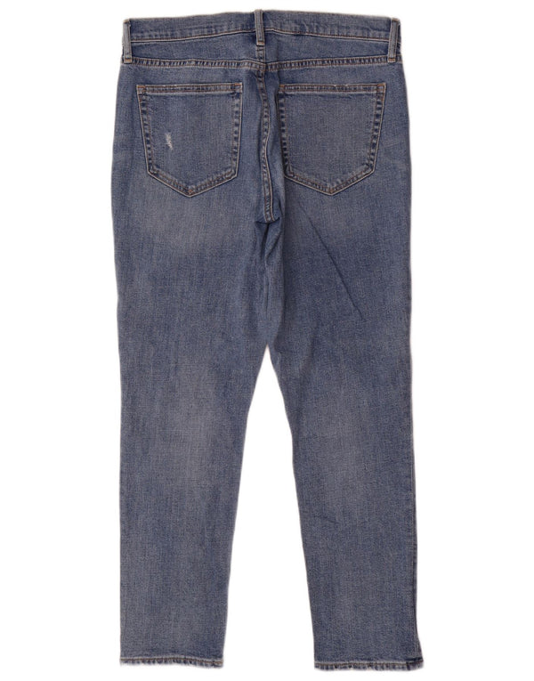 Gap Womens Girlfriend Jean Slim En Détresse W28 L27 Bleu Coton