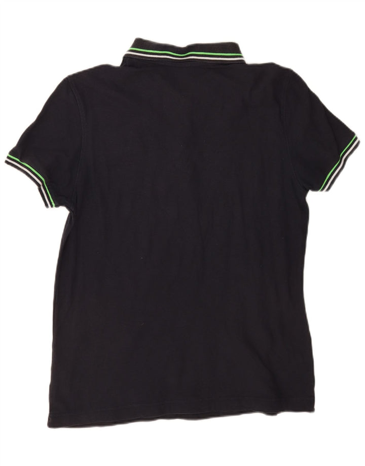 Lotto Polo Homme Bleu Marine Moyen Coton