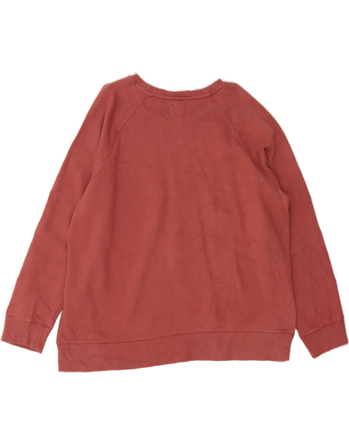 CHAMPION Womens Oversized Sweatshirt Jumper UK 20 2XL Maroon Cotton Vintage Champion and Second-Hand Champion from Messina Hembry 