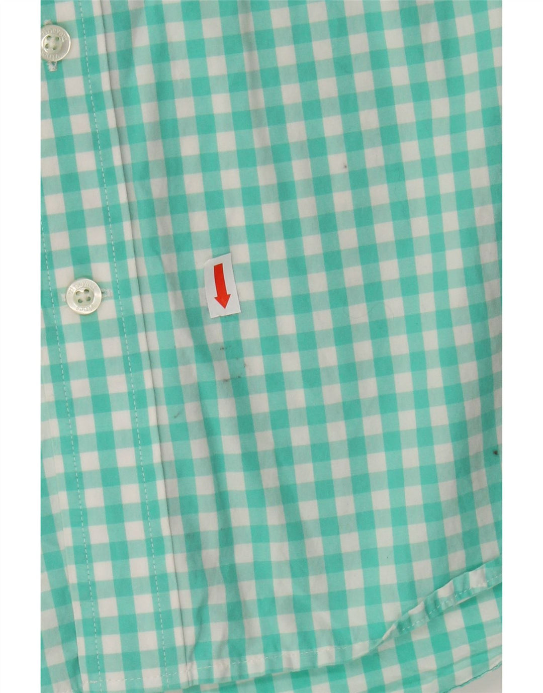 VINEYARD VINES Camicia slim fit da uomo in cotone a quadretti turchese medio