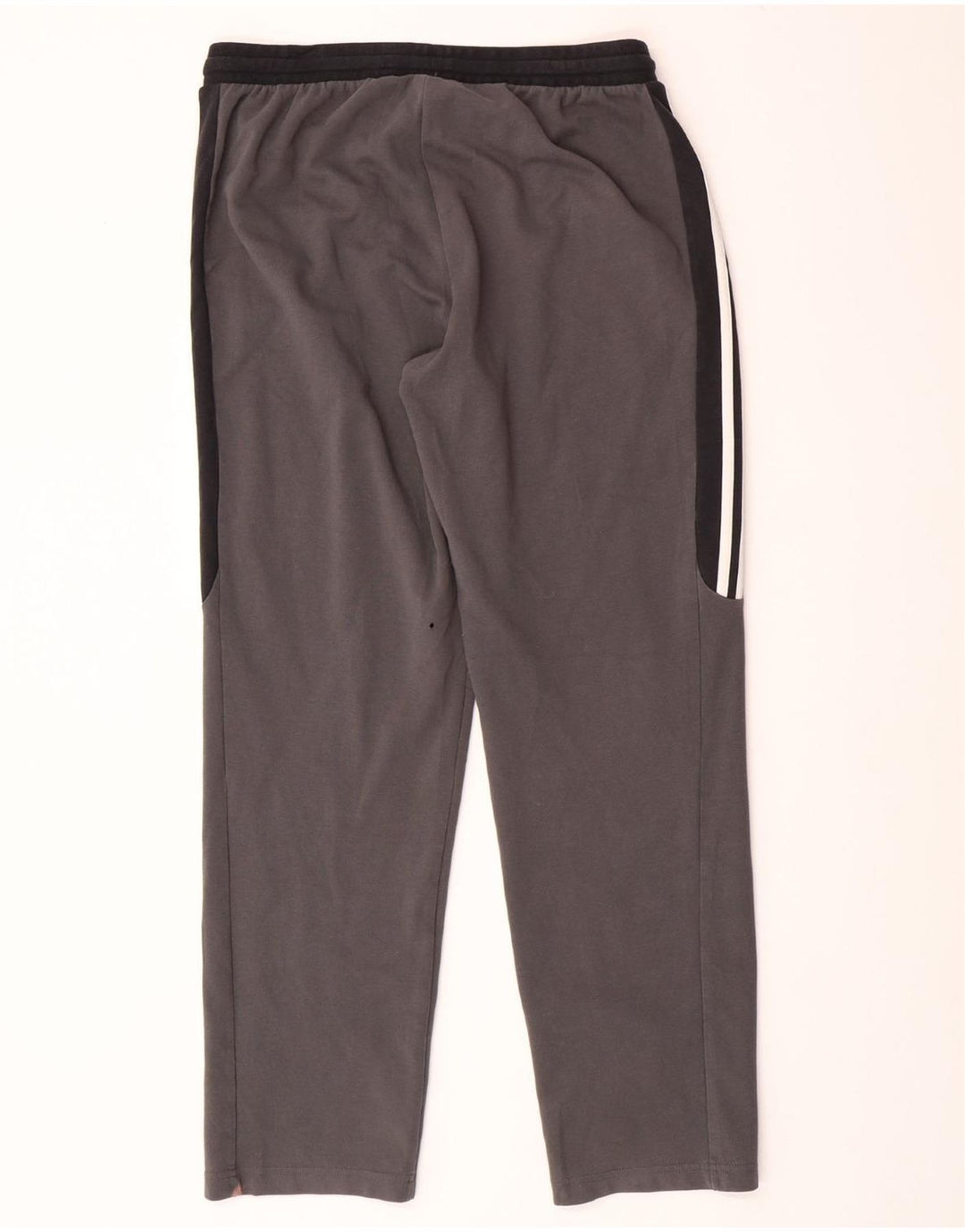 ADIDAS Mens Tracksuit Trousers Large  Grey Colourblock Cotton Vintage Adidas and Second-Hand Adidas from Messina Hembry 