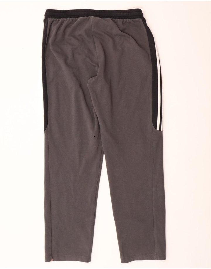 ADIDAS Mens Tracksuit Trousers Large  Grey Colourblock Cotton Vintage Adidas and Second-Hand Adidas from Messina Hembry 