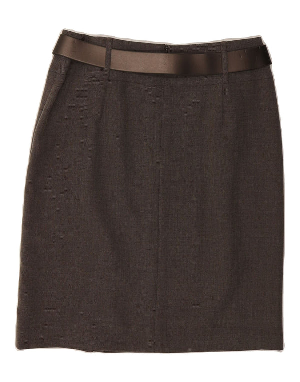 GERRY WEBER Womens Straight Skirt W30 Medium Grey