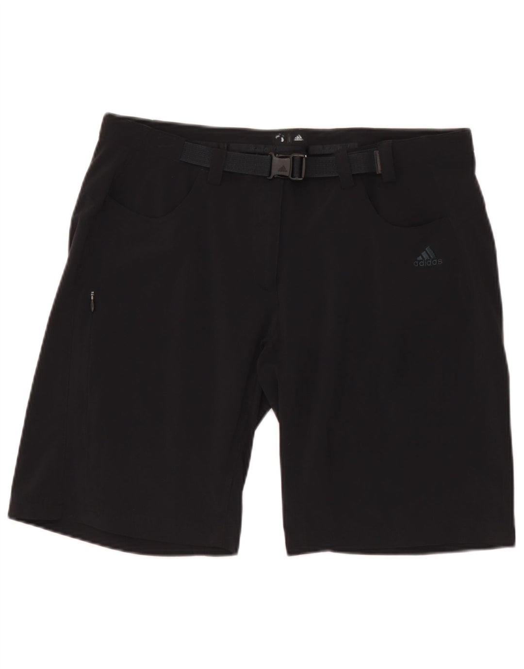 Adidas Womens Cargo Shorts UK 16 Large W34  Black Nylon