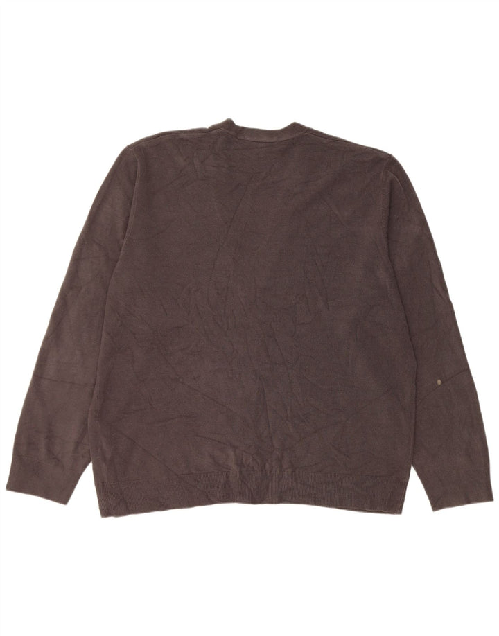Marks & Spencer Herre Cardigan Sweater 2XL Grå Akryl
