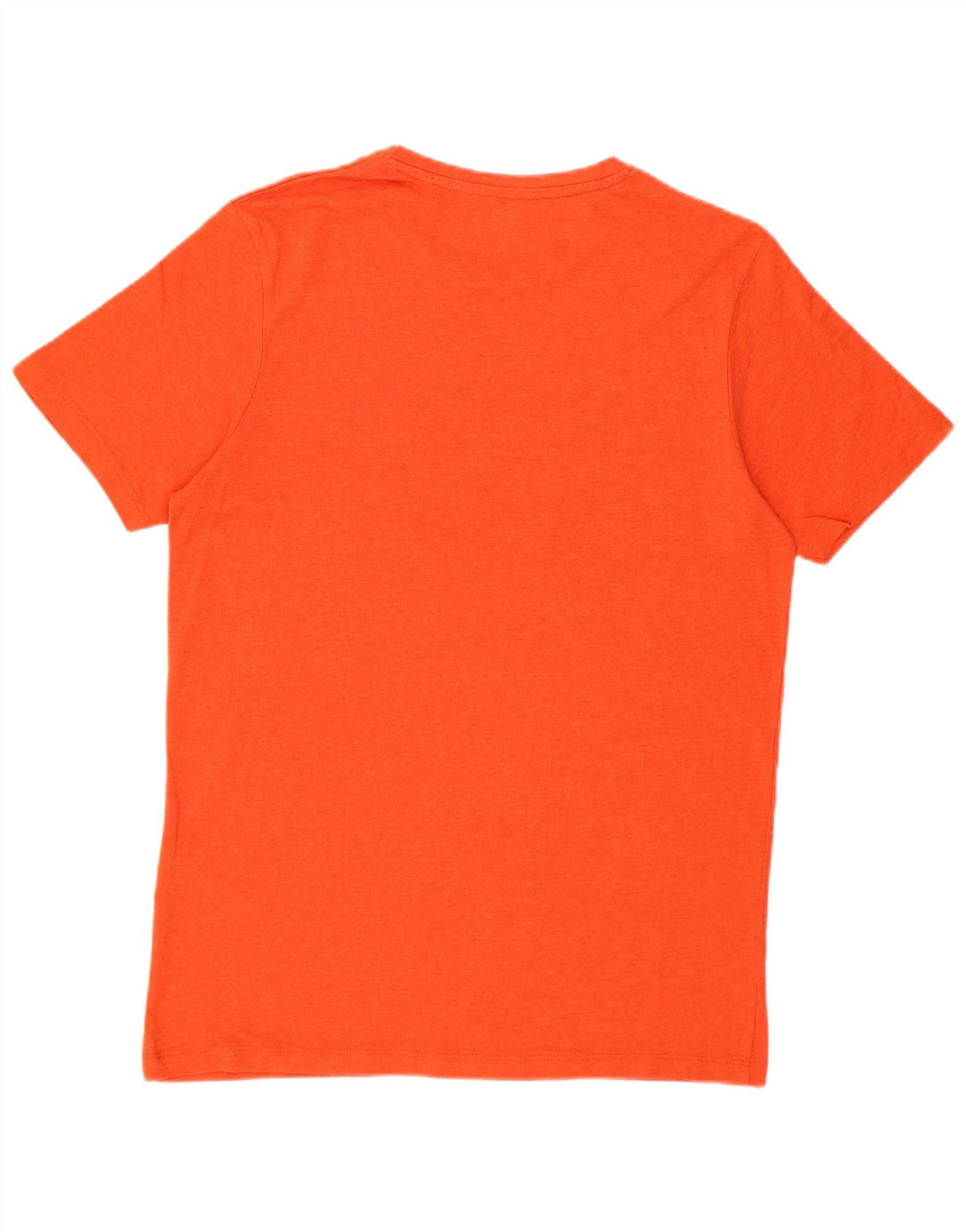JACK & JONES Mens Core Graphic T-Shirt Top Large Orange Cotton