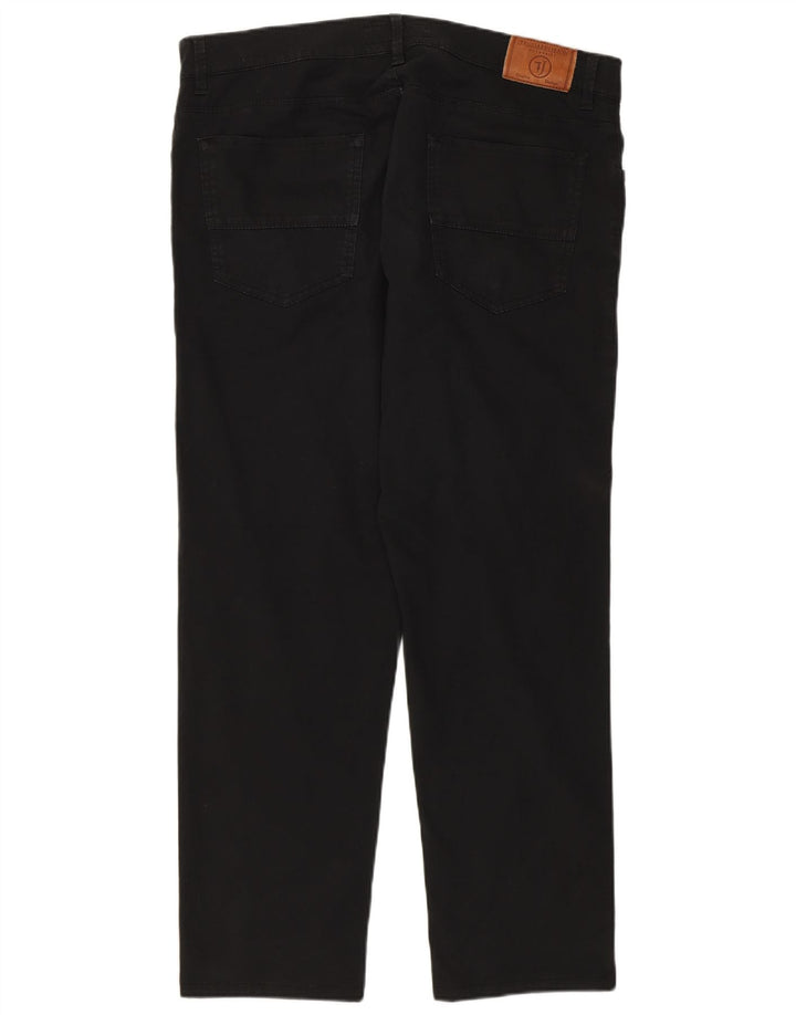 Trussardi Mens Straight Jeans IT 51 Large W37 L28 Black