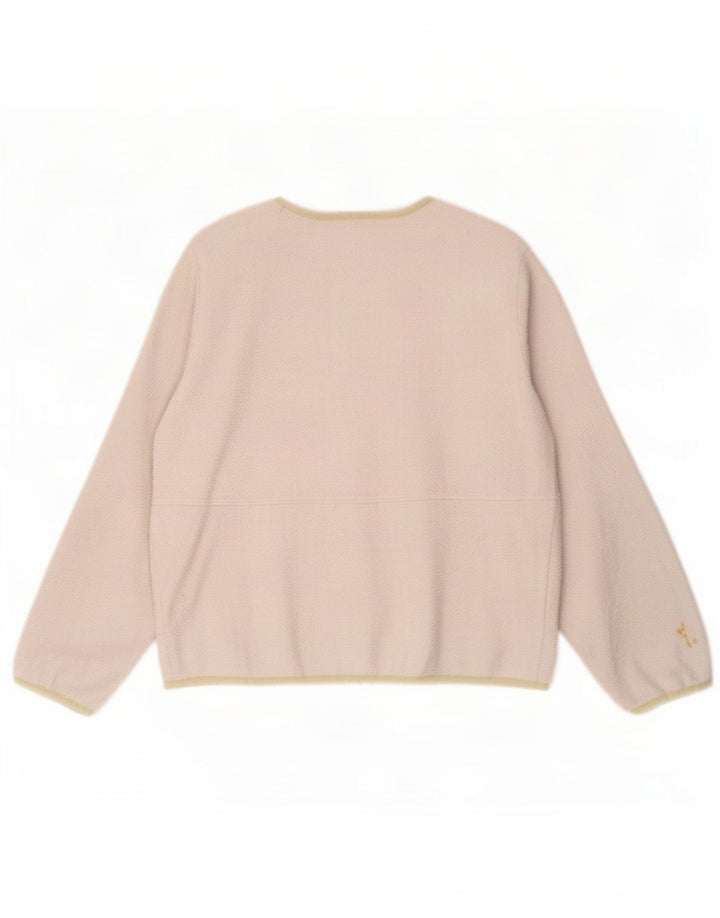 Jaqueta de lã feminina Marks & Spencer UK 14 poliéster cinza médio