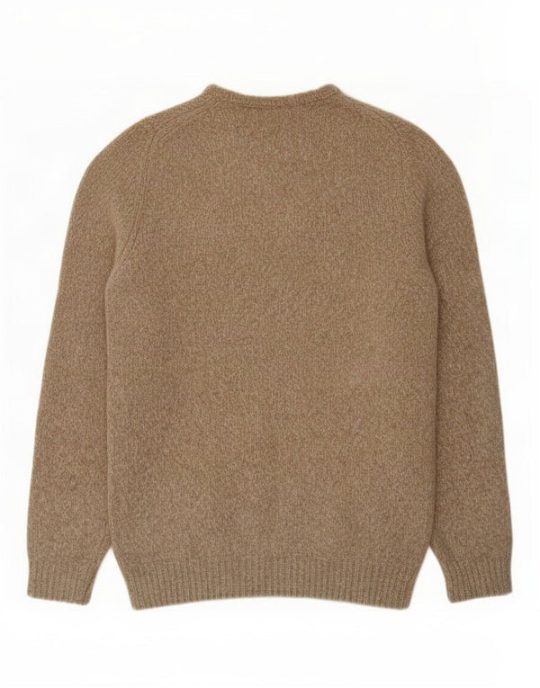 Massimo Dutti Maglione da uomo con scollo a barca XL Beige screziato